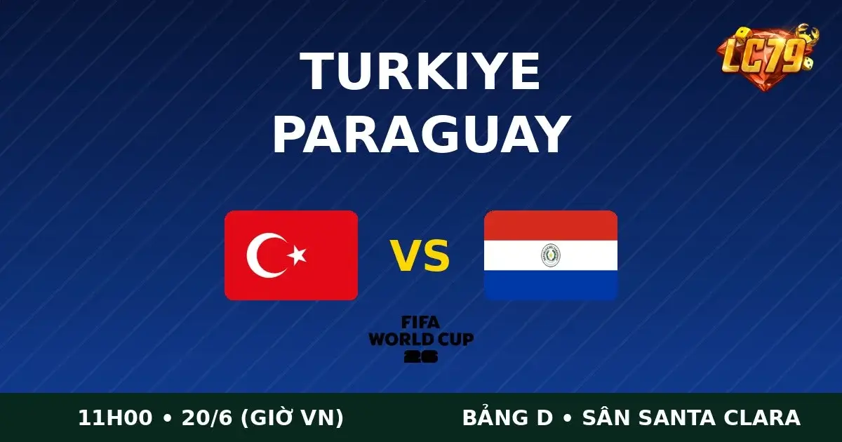 Nhận định Türkiye vs Paraguay World Cup 2026