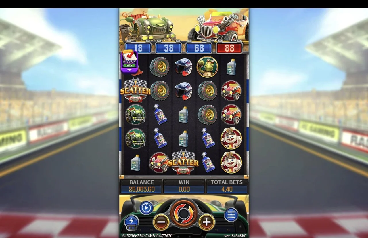 Ảnh giao diện chính game ANIMAL RACING (slot FC) chơi tại LC79
