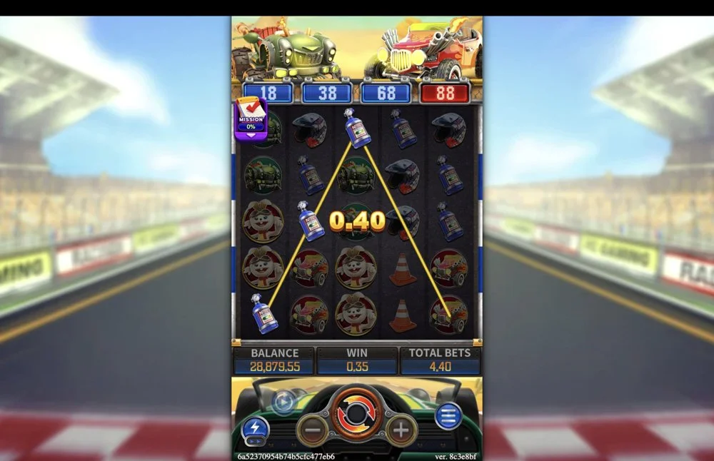 Ảnh màn hình gameplay game ANIMAL RACING (slot FC) chơi tại LC79