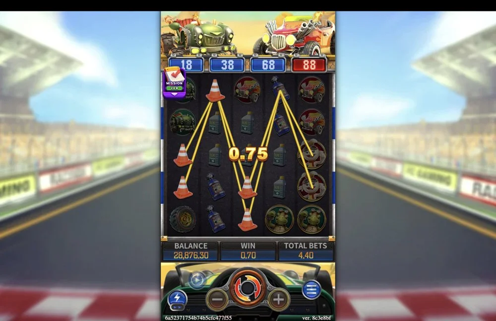 Ảnh bảng biểu tượng & tính năng game ANIMAL RACING (slot FC) chơi tại LC79