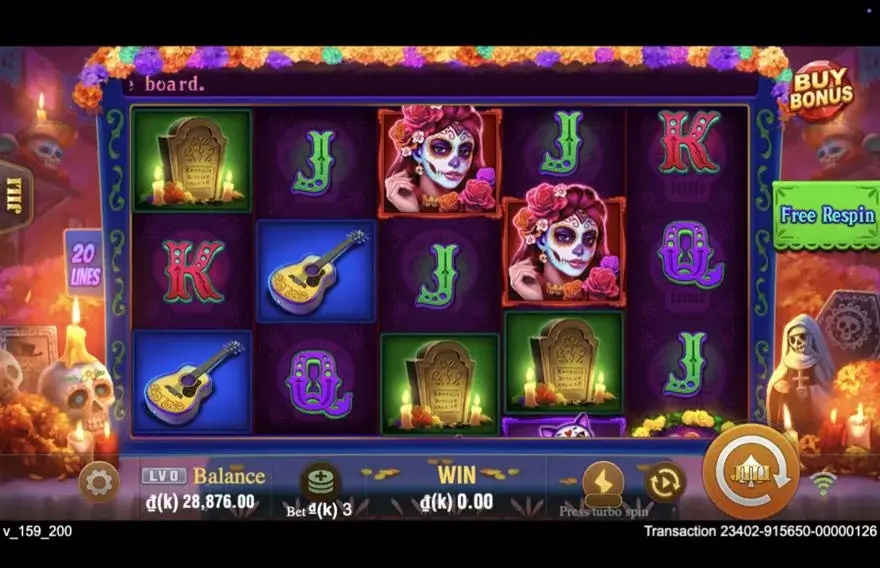Ảnh bảng biểu tượng & tính năng game Bone Fortune (slot JILI) chơi tại LC79