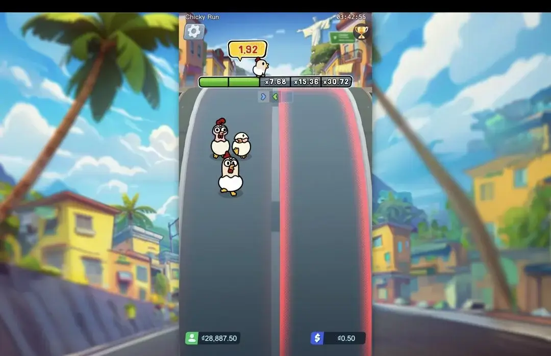 Ảnh giao diện chính game Chicky Run (slot PG) chơi tại LC79