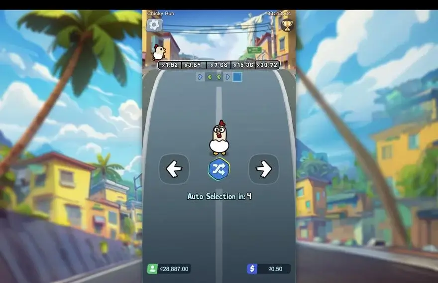 Ảnh màn hình gameplay game Chicky Run (slot PG) chơi tại LC79