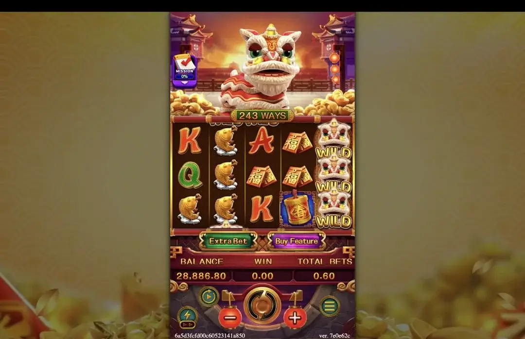 Ảnh giao diện chính game CHINESE NEW YEAR 2 (slot FC) chơi tại LC79