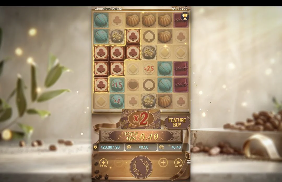 Ảnh giao diện chính game Chocolate Deluxe (slot PG) chơi tại LC79