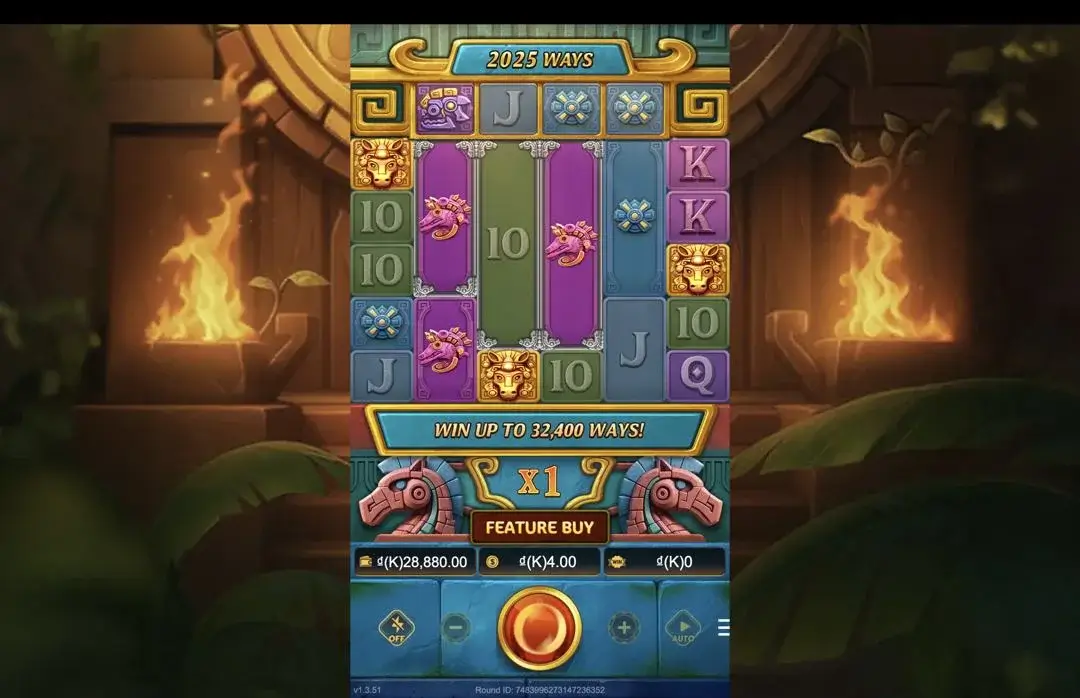 Ảnh giao diện chính game Golden Hoof Quest (slot JDB) chơi tại LC79