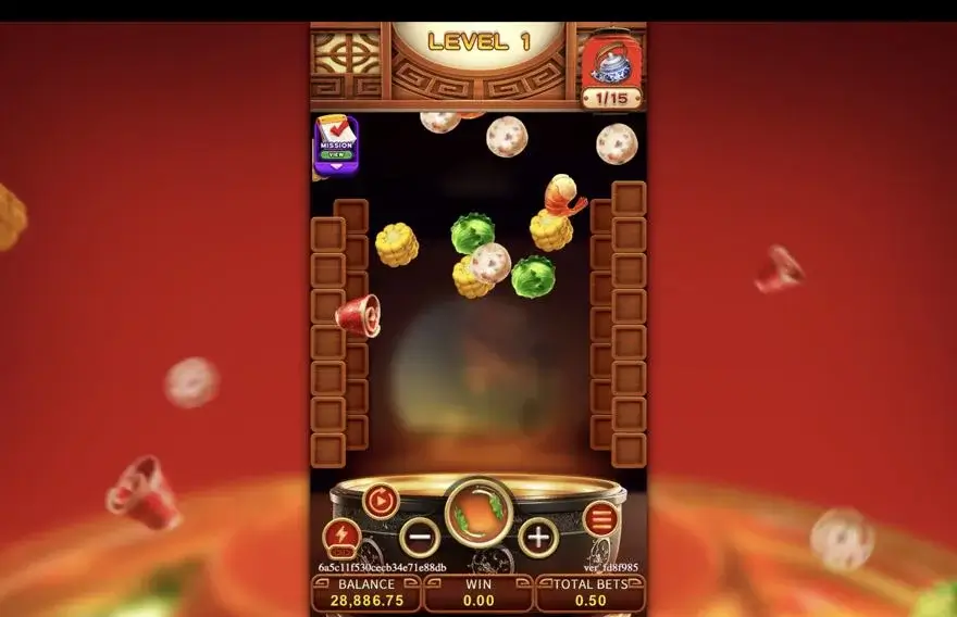 Ảnh màn hình gameplay game HOT POT PARTY (slot FC) chơi tại LC79