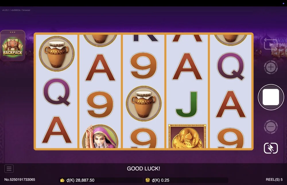 Ảnh màn hình gameplay game Open Sesame (slot JDB) chơi tại LC79