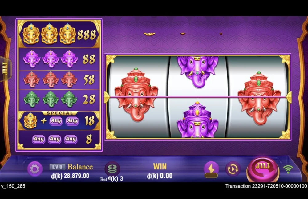 Ảnh màn hình gameplay game Super Rich (slot JILI) chơi tại LC79