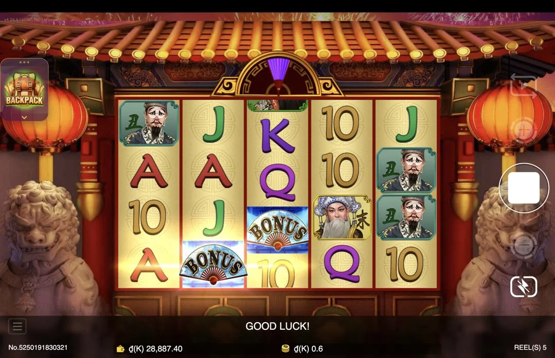 Ảnh giao diện chính game WinningMask II (slot JDB) chơi tại LC79
