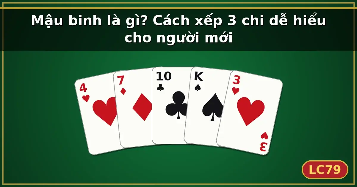 Mậu binh là gì? Cách xếp 3 chi dễ hiểu cho người mới — LC79