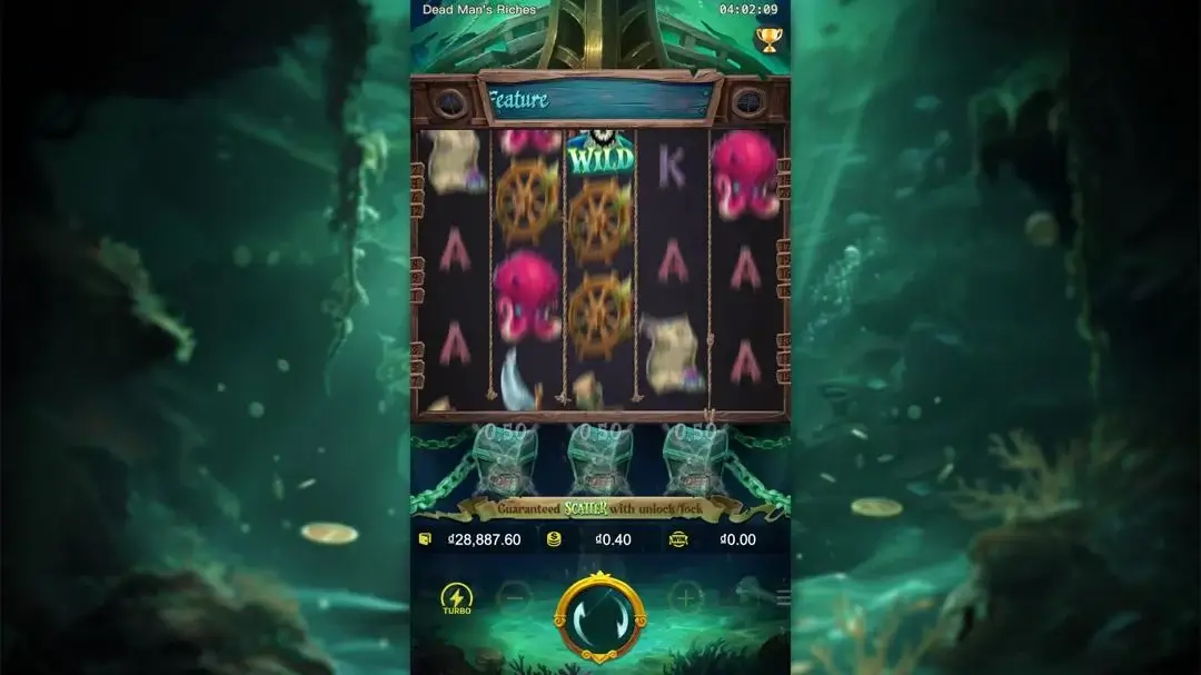 Ảnh giao diện chính game Dead Man's Riches (slot PG) chơi tại LC79