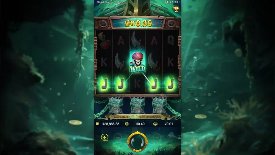 Ảnh bảng biểu tượng & tính năng game Dead Man's Riches (slot PG) chơi tại LC79