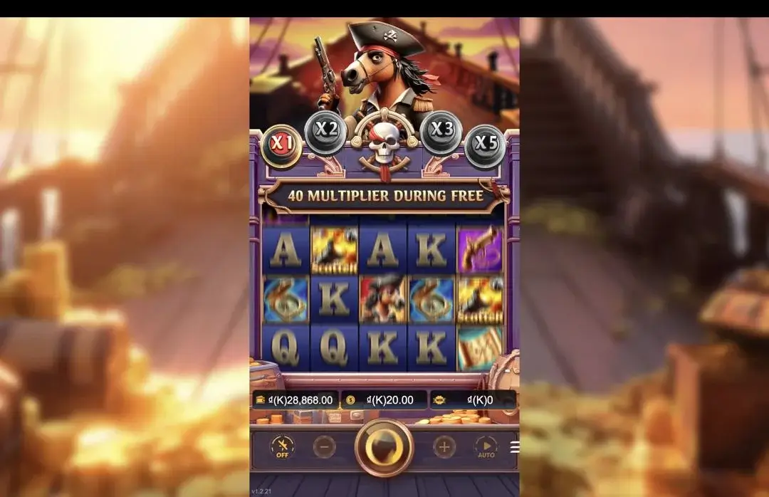 Ảnh giao diện chính game Horse of Bounty (slot JDB) chơi tại LC79