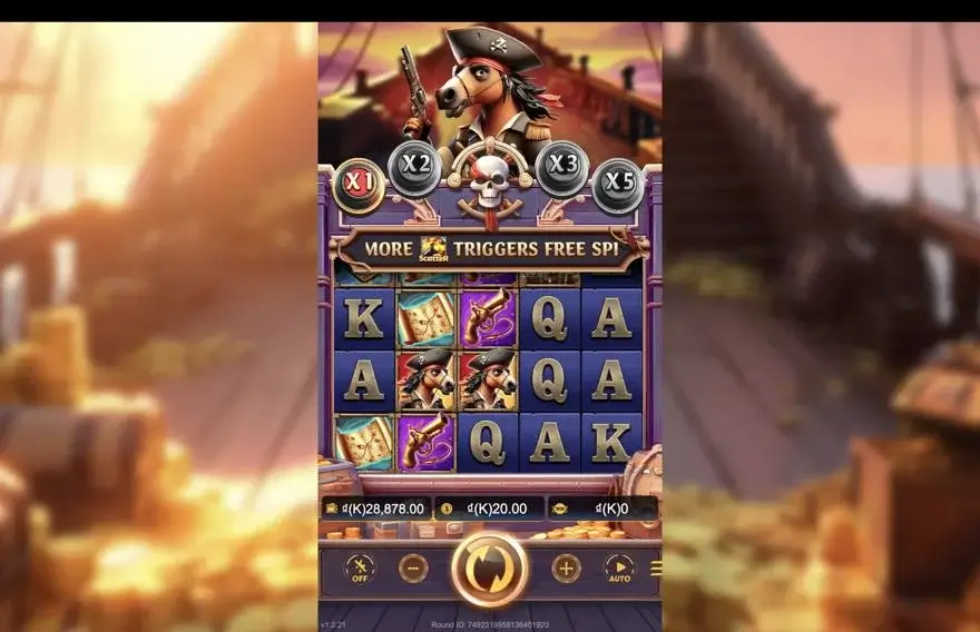 Ảnh bảng biểu tượng & tính năng game Horse of Bounty (slot JDB) chơi tại LC79