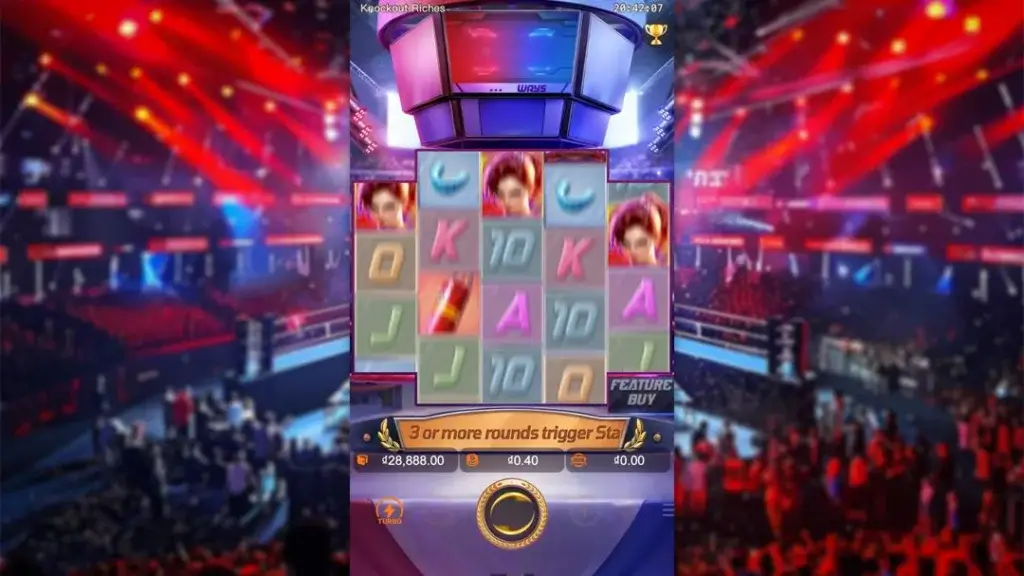 Ảnh giao diện chính game Knockout Riches (slot PG) chơi tại LC79