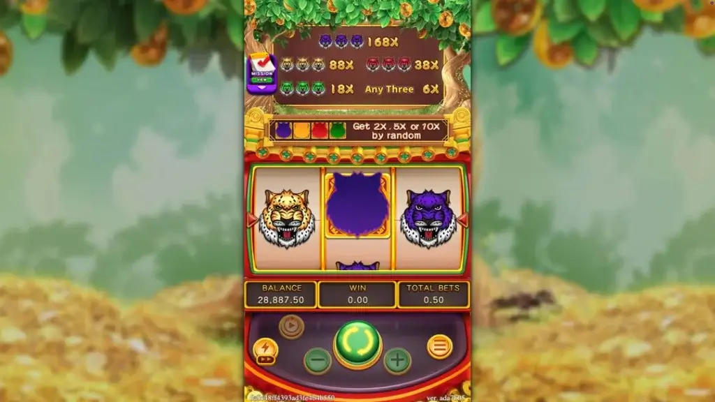 Ảnh giao diện chính game LUXURY GOLDEN PANTHER (slot FC) chơi tại LC79