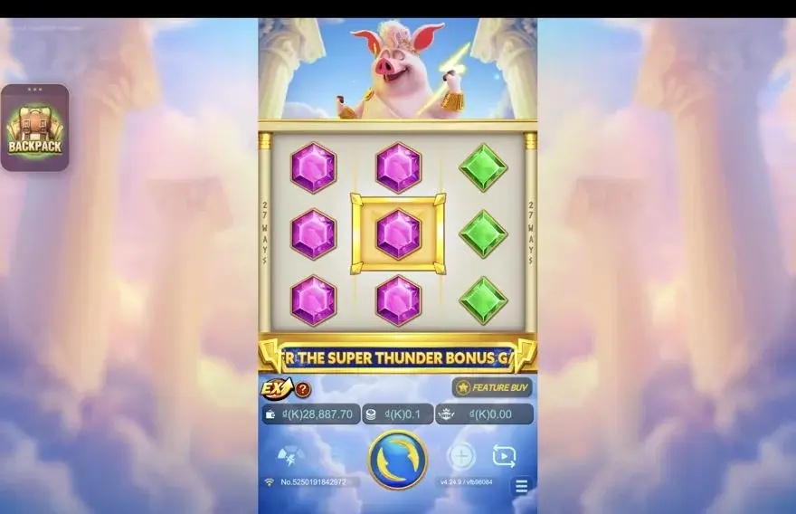 Ảnh bảng biểu tượng & tính năng game Olympig (slot JDB) chơi tại LC79