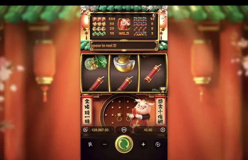 Ảnh giao diện chính game Piggy Gold (slot PG) chơi tại LC79