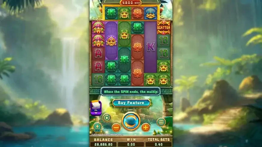 Ảnh bảng biểu tượng & tính năng game QUEEN OF INCA (slot FC) chơi tại LC79