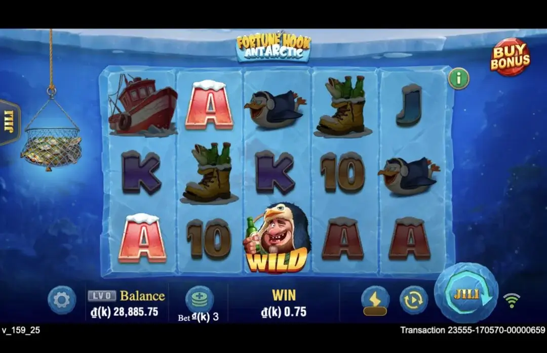 Ảnh giao diện chính game so sánh fortune hook antarctic lc79 (slot) chơi tại LC79