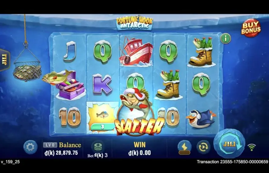 Ảnh bảng biểu tượng & tính năng game so sánh fortune hook antarctic lc79 (slot) chơi tại LC79