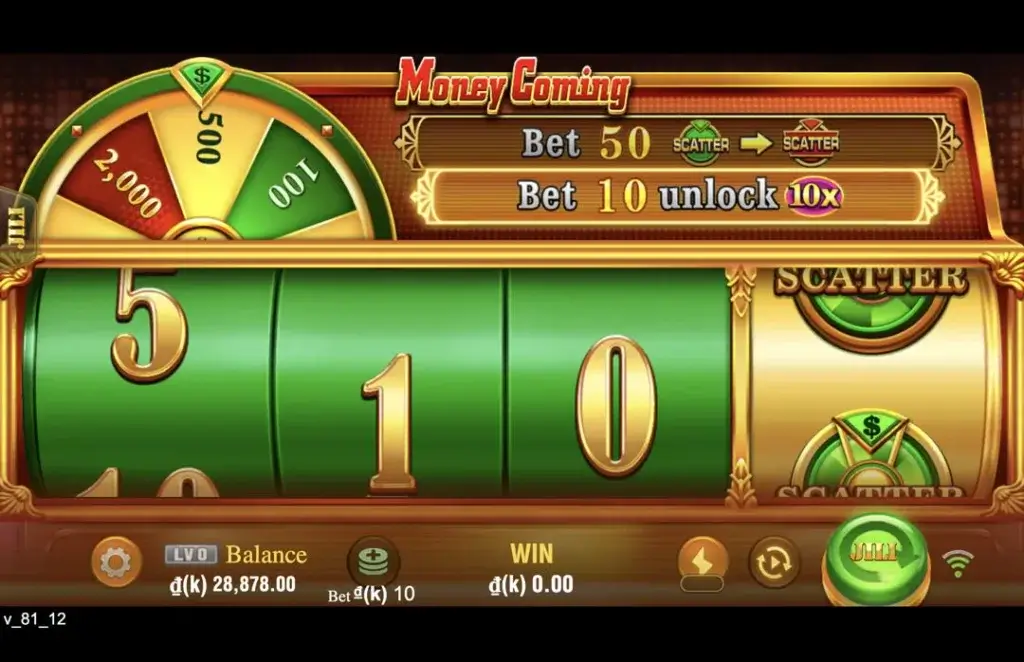 Ảnh giao diện chính game so sánh money coming lc79 (slot) chơi tại LC79