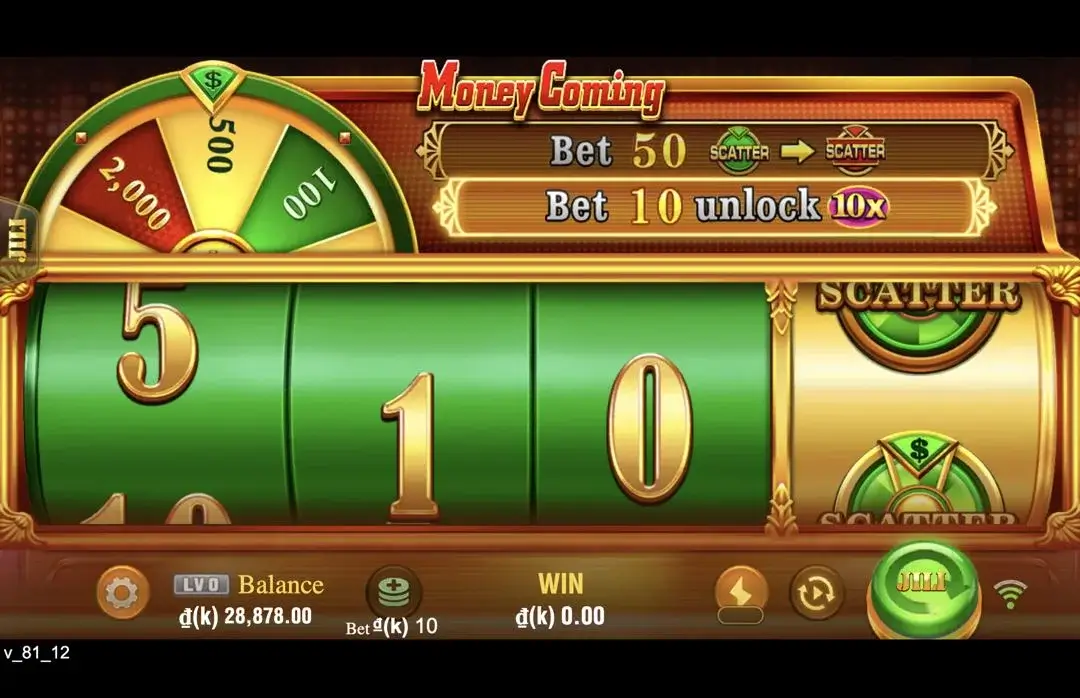 Ảnh giao diện chính game so sánh money coming lc79 (slot) chơi tại LC79