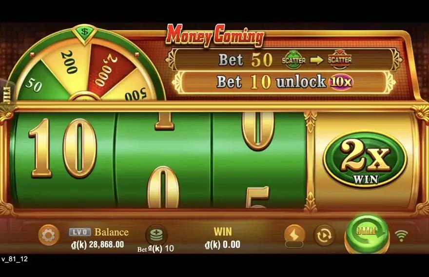 Ảnh màn hình gameplay game so sánh money coming lc79 (slot) chơi tại LC79