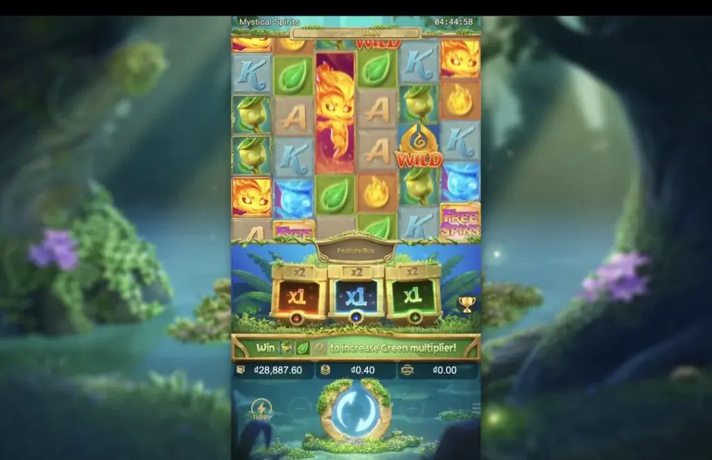Ảnh giao diện chính game so sánh mystical spirits lc79 (slot) chơi tại LC79