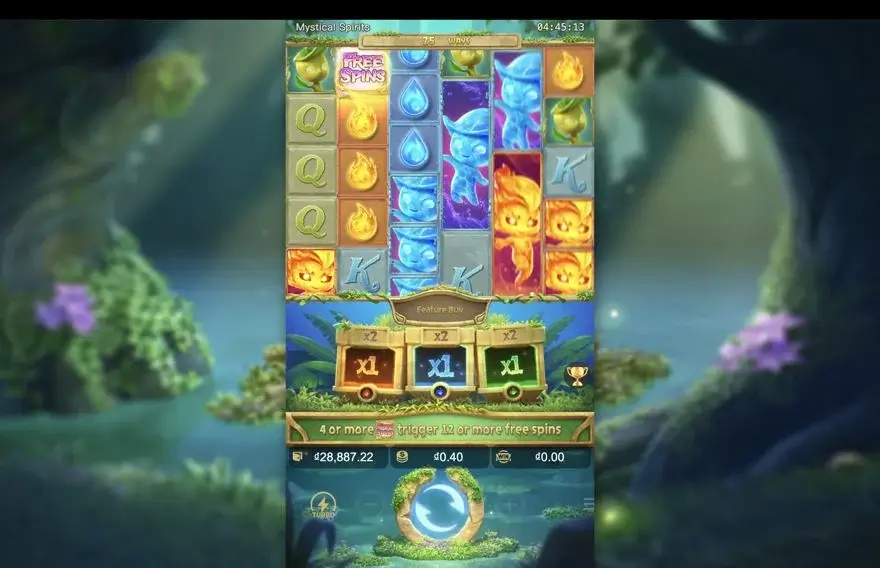 Ảnh màn hình gameplay game so sánh mystical spirits lc79 (slot) chơi tại LC79