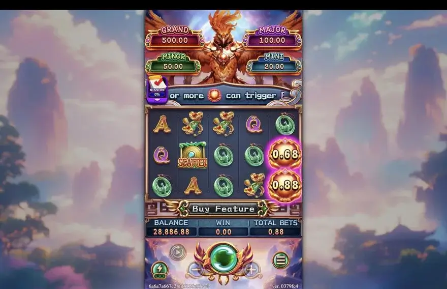 Ảnh màn hình gameplay game so sánh phoenix fever lc79 (slot) chơi tại LC79