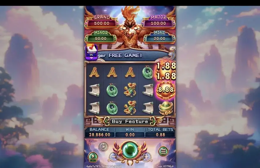Ảnh bảng biểu tượng & tính năng game so sánh phoenix fever lc79 (slot) chơi tại LC79