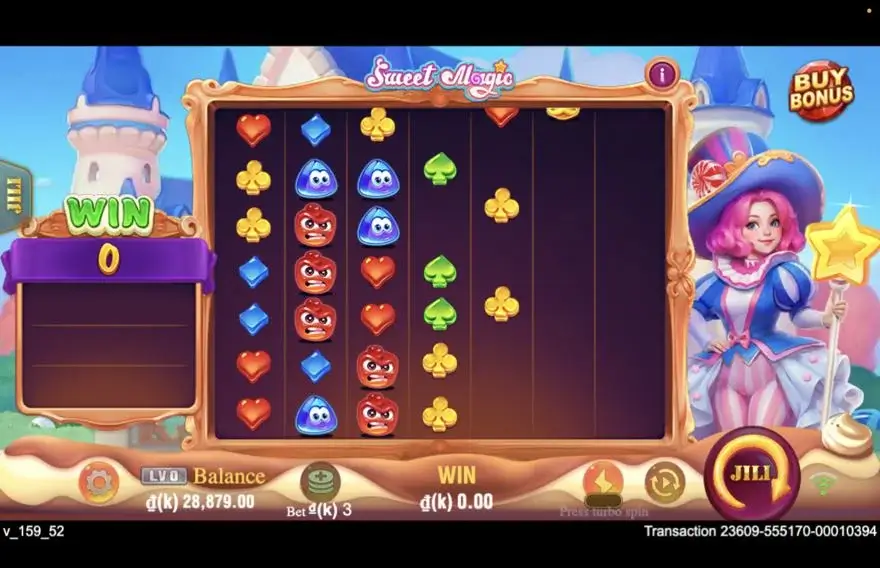 Ảnh bảng biểu tượng & tính năng game Sweet Magic (slot JILI) chơi tại LC79