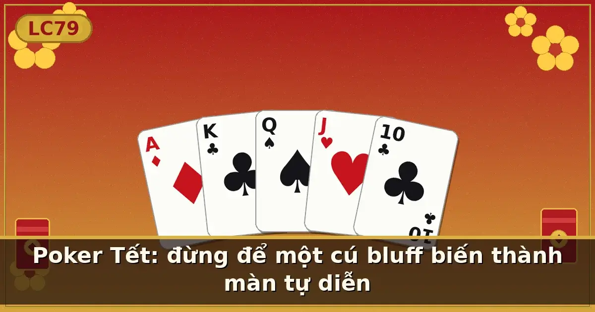 Poker Tết: đừng để một cú bluff biến thành màn tự diễn — LC79