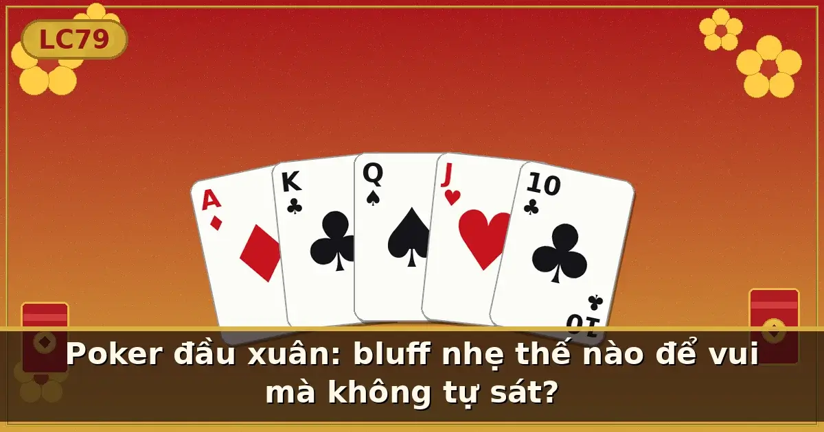 Poker đầu xuân: bluff nhẹ thế nào để vui mà không tự sát? — LC79