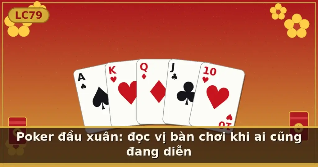 Poker đầu xuân: đọc vị bàn chơi khi ai cũng đang diễn — LC79