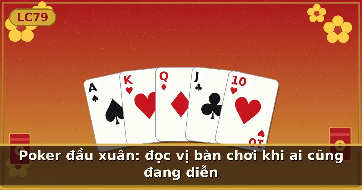 Poker đầu xuân: đọc vị bàn chơi khi ai cũng đang diễn — LC79