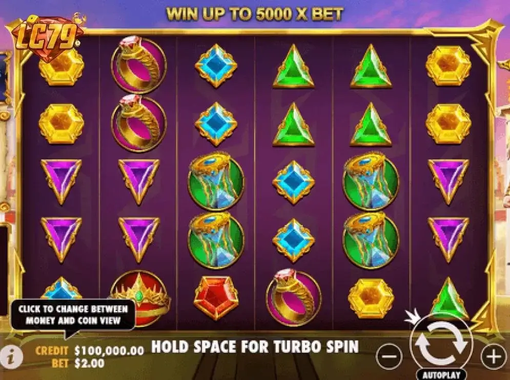 Ảnh giao diện chính game top slot đồ hoạ đẹp lc79 (slot) chơi tại LC79