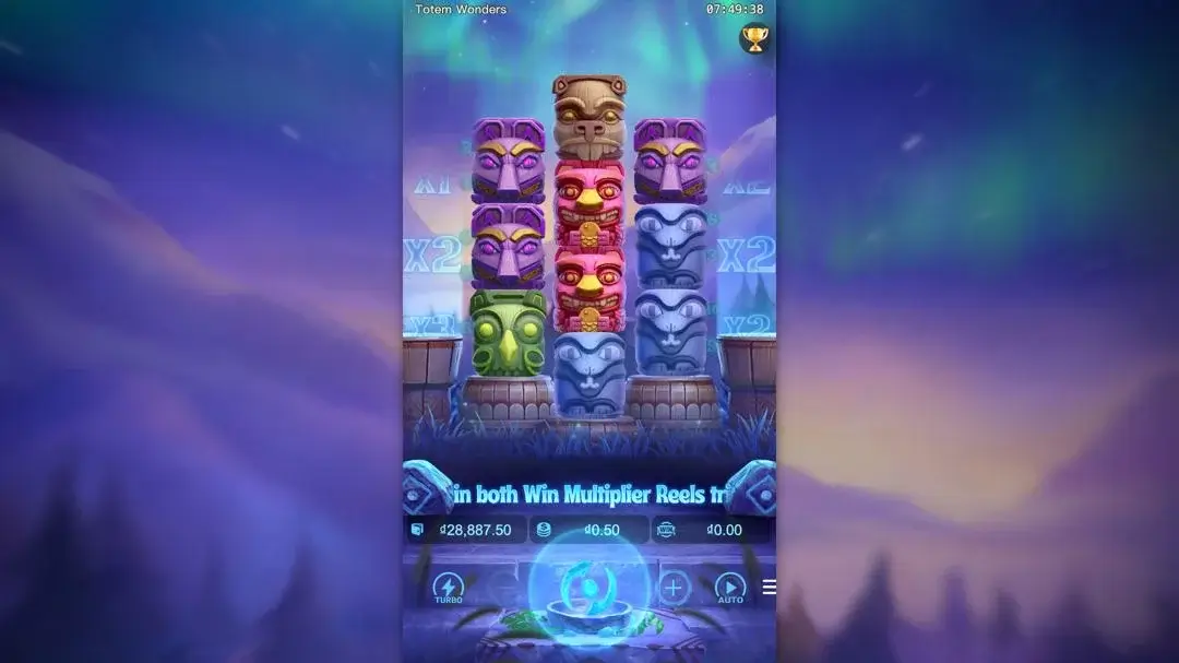 Ảnh giao diện chính game Totem Wonders (slot PG) chơi tại LC79