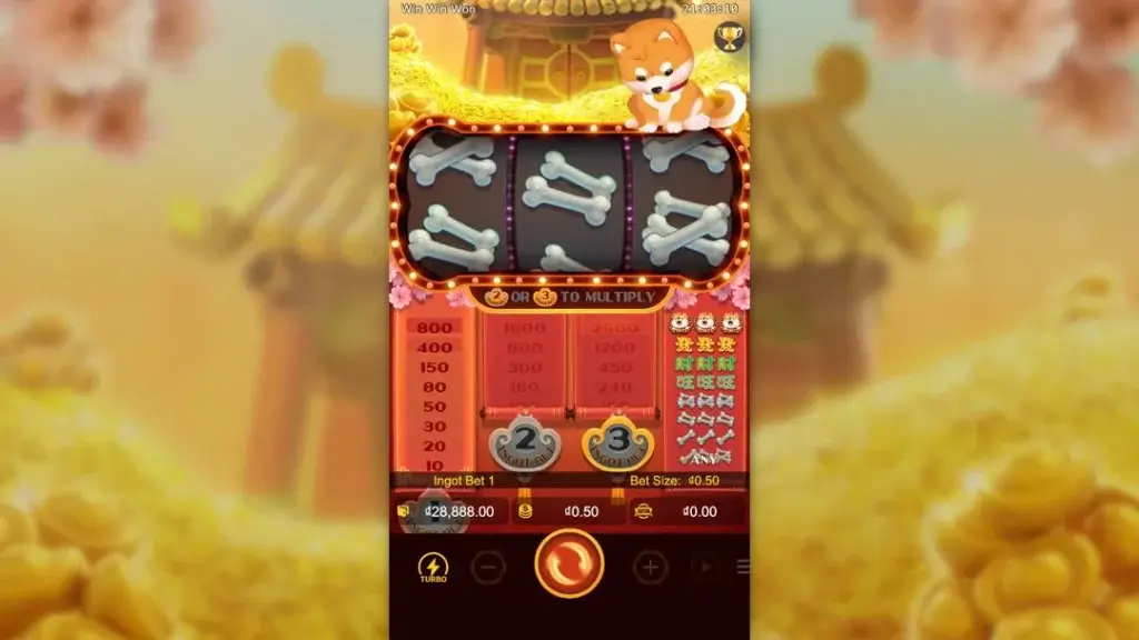 Ảnh giao diện chính game Win Win Won (slot PG) chơi tại LC79