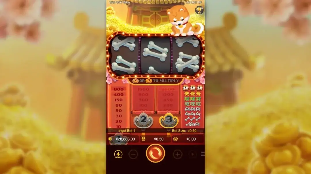 Ảnh giao diện chính game Win Win Won (slot PG) chơi tại LC79