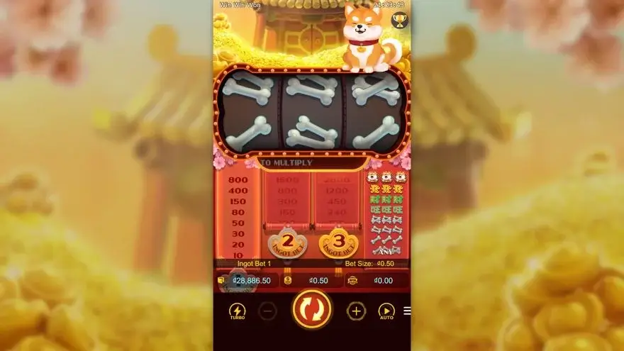 Ảnh bảng biểu tượng & tính năng game Win Win Won (slot PG) chơi tại LC79