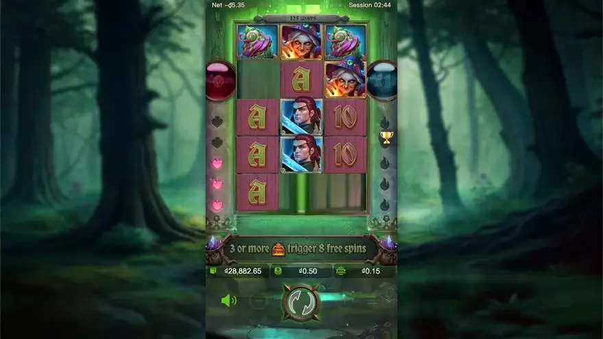 Ảnh màn hình gameplay game Grimms' Bounty: Hansel & Gretel (slot PG) chơi tại LC79