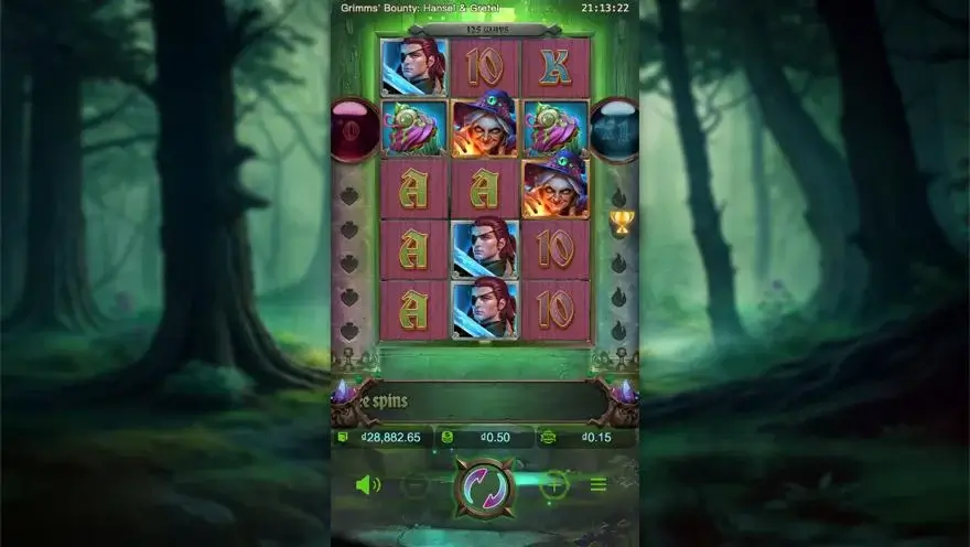 Ảnh bảng biểu tượng & tính năng game Grimms' Bounty: Hansel & Gretel (slot PG) chơi tại LC79
