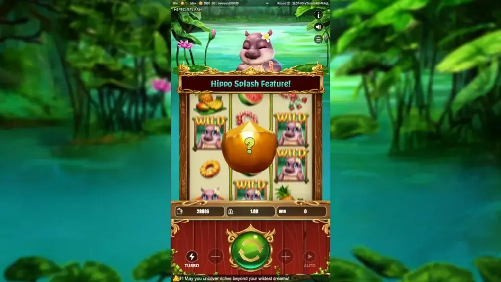 Ảnh giao diện chính game Hippo Splash (Kingmidas #KM-SLOT-016) (slot) chơi tại LC79