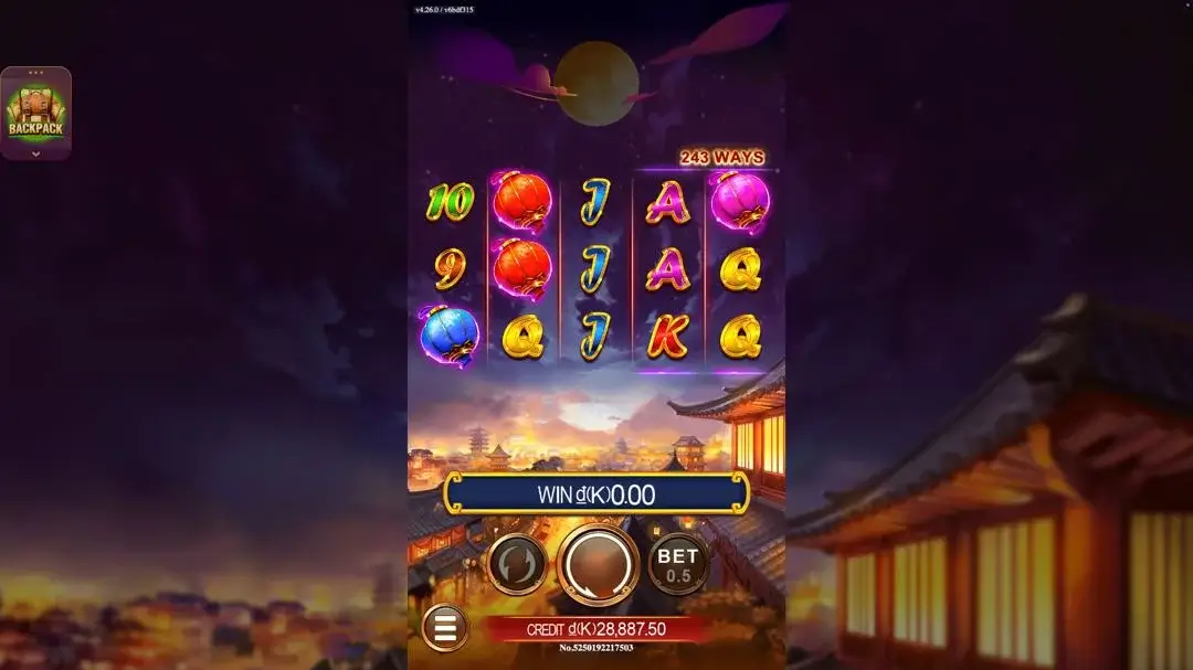 Ảnh giao diện chính game LanternWealth (slot JDB) chơi tại LC79