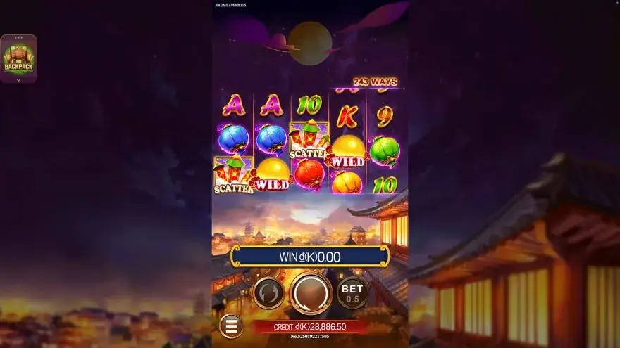 Ảnh bảng biểu tượng & tính năng game LanternWealth (slot JDB) chơi tại LC79