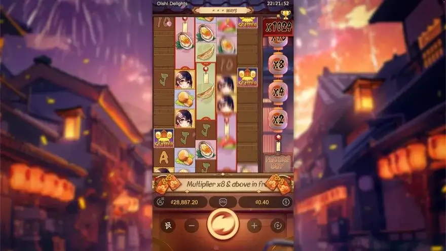 Ảnh màn hình gameplay game so sánh oishi delights lc79 (slot) chơi tại LC79