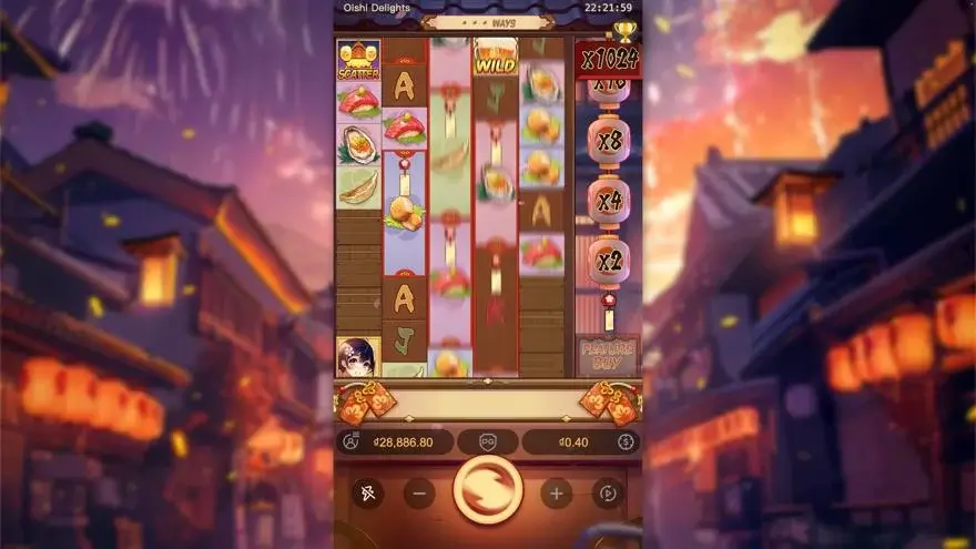 Ảnh bảng biểu tượng & tính năng game so sánh oishi delights lc79 (slot) chơi tại LC79